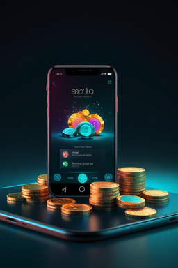 Smartphone mit Flagman Casino App